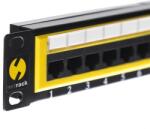 NETRACK patchpanel 19'' 24 ports cat. 6 UTP LSA (104-06) - vexio