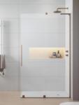 Radaway Furo SL Brushed Copper Walk-in szálcsiszolt réz zuhanyfal 120J (10306638-93-01R+10110594-01-01)