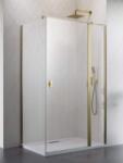 Radaway Nes Brushed Gold KDJ II szögletes szálcsiszolt arany zuhanykabin 80B+90 (10032080-99-01L+10039090-01-01)