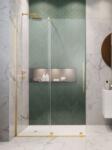 Radaway Furo Gold Walk-in arany zuhanyfal 120B (10106638-09-01L+10110594-01-01)