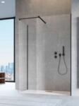Radaway Modo X Black III Walk-in fekete zuhanyfal 80+160 (389284-54-01+389364-54-01+389000-54)