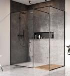 Radaway Modo X Black III Frame Walk-in fekete zuhanyfal 115+120 (389315-54-56+389324-54-56+389000-54)