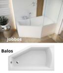 M-Acryl Venus aszimmetrikus akril kád 160x90 balos (12575)