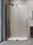 Radaway Furo Black Walk-in fekete zuhanyfal (10106788-54-01L+10110744-01-01)