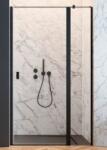 Radaway Nes Black DWJ II fekete zuhanyajtó 120 J (10036120-54-01R)