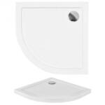 Balneum Royal íves öntöttmárvány zuhanytálca ajándék szifonnal (BL-íves-80)