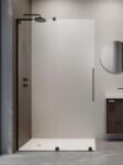 Radaway Furo SL Black Walk-in fekete zuhanyfal 90B (10306488-54-01L+10110444-01-01)
