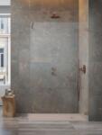 Radaway Essenza Pro Brushed Copper Walk-in szálcsiszolt réz zuhanyfal 100 (10103100-93-01)