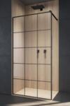 Radaway Modo New Black II Factory walk-in zuhanyfal, 125x200cm (389125-54-55)
