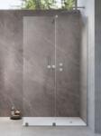 Radaway Furo Brushed Nickel Walk-in szálcsiszolt króm zuhanyfal 100B (10106538-91-01L+10110494-01-01)
