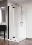 Radaway Nes Black KDJ B szögletes fekete zuhanykabin 90B+100 (10025090-54-01L+10039100-01-01)