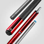 Tac biliard Nebula 2 Crimson Red cu varf carbon 12.4mm Sport Wrap (R-N-CR-SW)