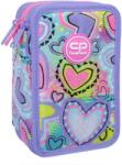 COOLPACK Penar echipat CoolPack Jumper 3, 46 piese, 3 fermoare, Pastel Hearts F067832 Penar