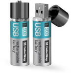 ColorWay Acumulatori AA, 1200mAh, Multifunctional, Reincarcabil, USB (set 2) - ColorWay (CW-UBAA-02) - Gray (KF2347596) Baterie reincarcabila