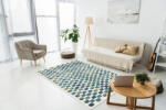 Monaco Covor Premium Belgian Model Monaco 23518-350, Marime 123 x 170 cm, Albastru, Turcoaz, Verde, Antialergic, Polipropilena, Living, Dormitor, Sufragerie, Birou (COVOR MAMBO MONACO 23518/350 1.23x1.7) Covor