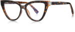 Techsuit Ochelari protectie calculator Ochelari de Calculator, F, Cat Eye - Techsuit Reflex PC (2279) - Leopard (KF2359239) - vexio