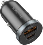 BOROFONE USB-C + USB-A PD/QC 30W Negru (KF2357245) - vexio