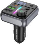 BOROFONE Modulator FM Modulator pentru Masina BT5.0, 2x USB, Type-C, 38W, Lumina Ambientala RGB - Borofone Ascenso (BC50) - Black (KF2359830) - vexio