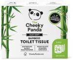 The Cheeky Panda Toalettpapír, bambusz, 3 rétegű, kistekercses, 24 tekercs, CHEEKY PANDA, fehér PFTOILT24 (PFTOILT24)