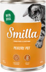 Smilla 24x400g Smilla szárnyastál szárnyas & kacsa nedves macskatáp