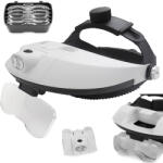  Fejpántos Nagyító LED Világítással 5 Nagyító Lencsével