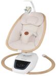 Lionelo Lionelo, Olivia, leagan electric, Beige Natural Sezlong balansoar bebelusi