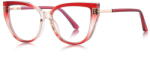 Techsuit Ochelari protectie calculator Ochelari de Calculator, F, Supradimensionati - Techsuit Reflex PC (2259) - Transparent/Red (KF2359214) - pcone