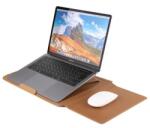 Cellect Bőrhatású multifunkciós laptoptartó, kompatibilis Barna (CEL-LAPT-HOLDERLE-BR)