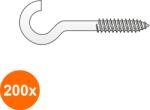 Index Set 200 x Holsurub Carlig Index Otel Zincat-4.4 X 10 X 18 (COR-200xX0171441018S)