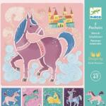 DJECO Rajzsablon lányoknak - Lovak (DJ08915)