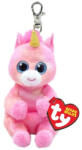 Ty Beanie Bellies Skylar - Rózsaszín unikornis plüss kulcstartó (TY_43102)