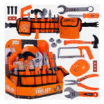 Malis Barkácsöv műanyag szerszámokkal és sisakkal, 17 db (111684)