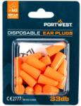 PortWest Füldugó, eldobható 10 pár 33 dB, PU hab - PortWest (EP14ORR)