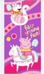 Halantex Peppa Pig, Peppa malac fürdőlepedő strand törölköző 70 x 140 cm Fair ground fun (PE-7964T)