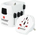 SKROSS Adaptor Priza Universal Skross World, Alb (ADAPT-PLUG-UNIV/PRO/BX-SKRS)