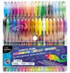 DERFORM Kidea 36 színű fluoreszkáló és metál zselés toll készlet (DZ36KA)