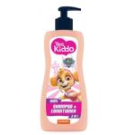 Teo Bebe Sampon si Balsam pentru Copii Teo Kiddo 2 in 1, Fete, 400 ml (FIMTESB032)