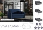 Mindigbútor VIVA SMART III. előre nyíló rugós kanapé Falcone 80 színben