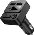 BOROFONE Modulator FM Modulator pentru Masina BT5.0, 2x USB, Type-C, 35W, MP3 - Borofone Hero (BC60) - Black (KF2359832) - pcone