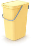 Prosperplast Coș de gunoi SYSTEMA Q COLLECT - volum: 20 l, culoare: galben deschis Cos de gunoi