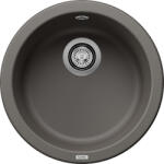 BLANCO Rondo 45 Silgranit mosogató túlfolyóval és lefolyógarnitúrával, vulkánszürke 527240 (527240)