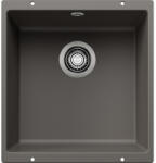 BLANCO Rotan 400-U Silgranit mosogató túlfolyóval és lefolyógarnitúrával, vulkánszürke 527328 (527328)