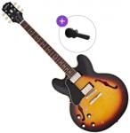 Epiphone ES-335 LH Basic SET Vintage Sunburst Chitară semi-acustică