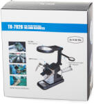  Harmadik Kéz Nagyítóval és LED Világítással Elemes/USB