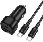 BOROFONE Cablu Type-C inclus. USB-A + USB-C 38W Negru (KF2357682) - pcone