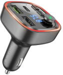 BOROFONE Modulator FM Modulator pentru Masina BT5.0, 2x USB, Type-C, QC3.0, 18W, U-Disk - Borofone Broad (BC48) - Black (KF2359826) - pcone