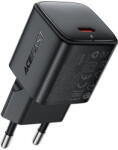 ACEFAST Incarcator de retea Tehnologie GaN, PD 30W Fast Charge, cu Cablu Type-C la Type-C de 1.2 m, Design Compact, Negru (KF2354265) - pcone