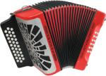 Hohner El Rey del Vallenato BbEbAb Бутонени акордеон Red (<![CDATA[A49641]]>)
