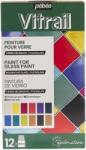 Pébéo Vitrail Комплект цветове за стъкло Exploration Set 12 x 20 ml (<![CDATA[757421]]>)