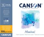 Canson Pad Montval Cold Pressed Скицник 12 32 x 24 cm 300 g Natural White (C200807319)